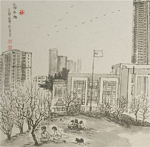 郭永昌采风写生作品