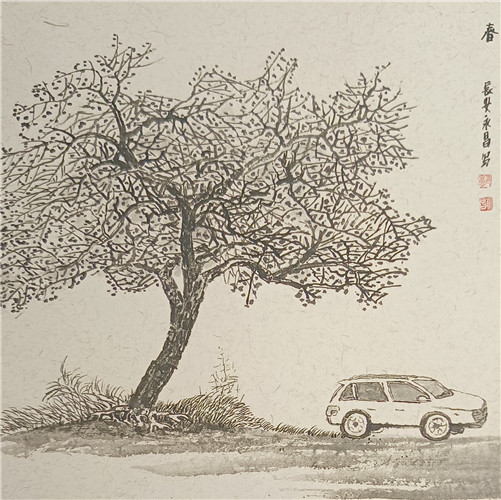 郭永昌采风写生作品
