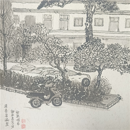 郭永昌写生作品